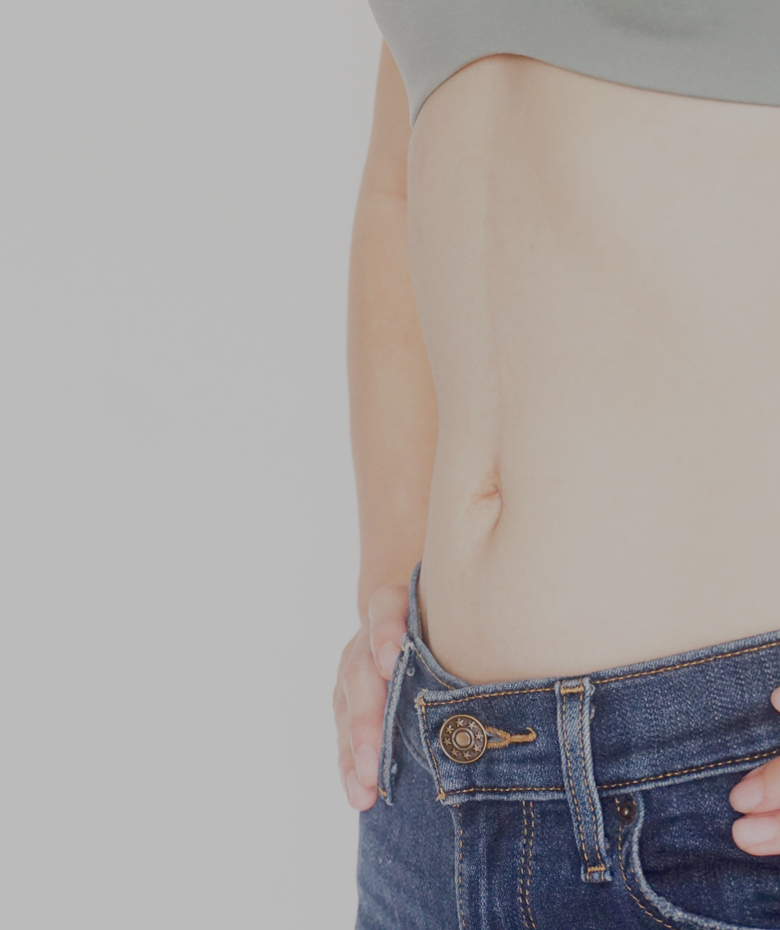 女性のお腹のイメージ